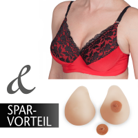 Set - Transwonder "Olivia" rot/schwarz  inkl....