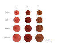 sehr natürliche Brustwarzen Farbton braun