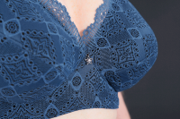 "Olivia" Transwonder BH Spitze Midnightblue