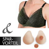 Set - Transwonder "Olivia" Glamour green inkl. Prothesen