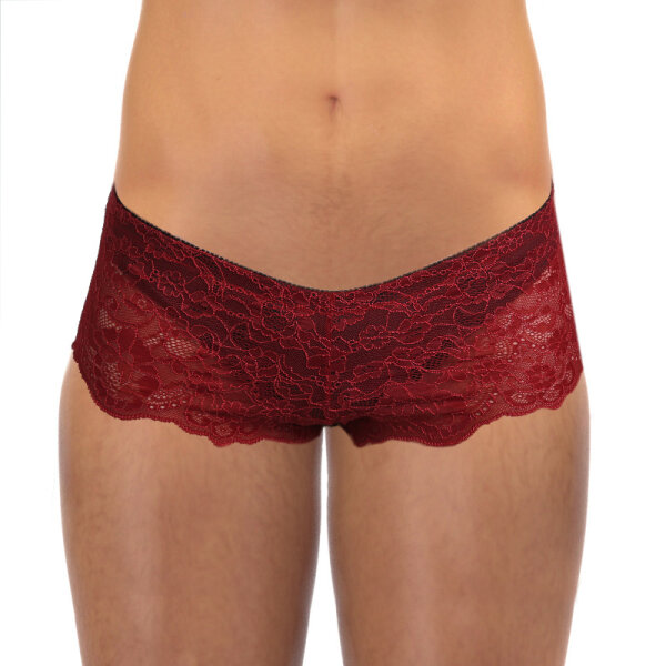 Gaff - Panty mit Spitze bordeaux